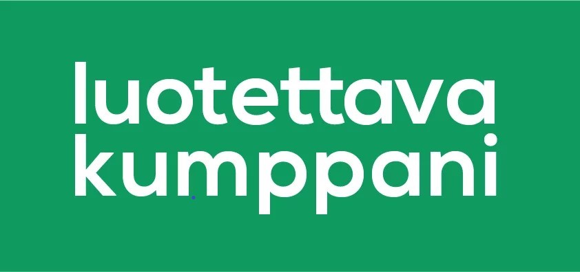 Luotettava kumppani logo